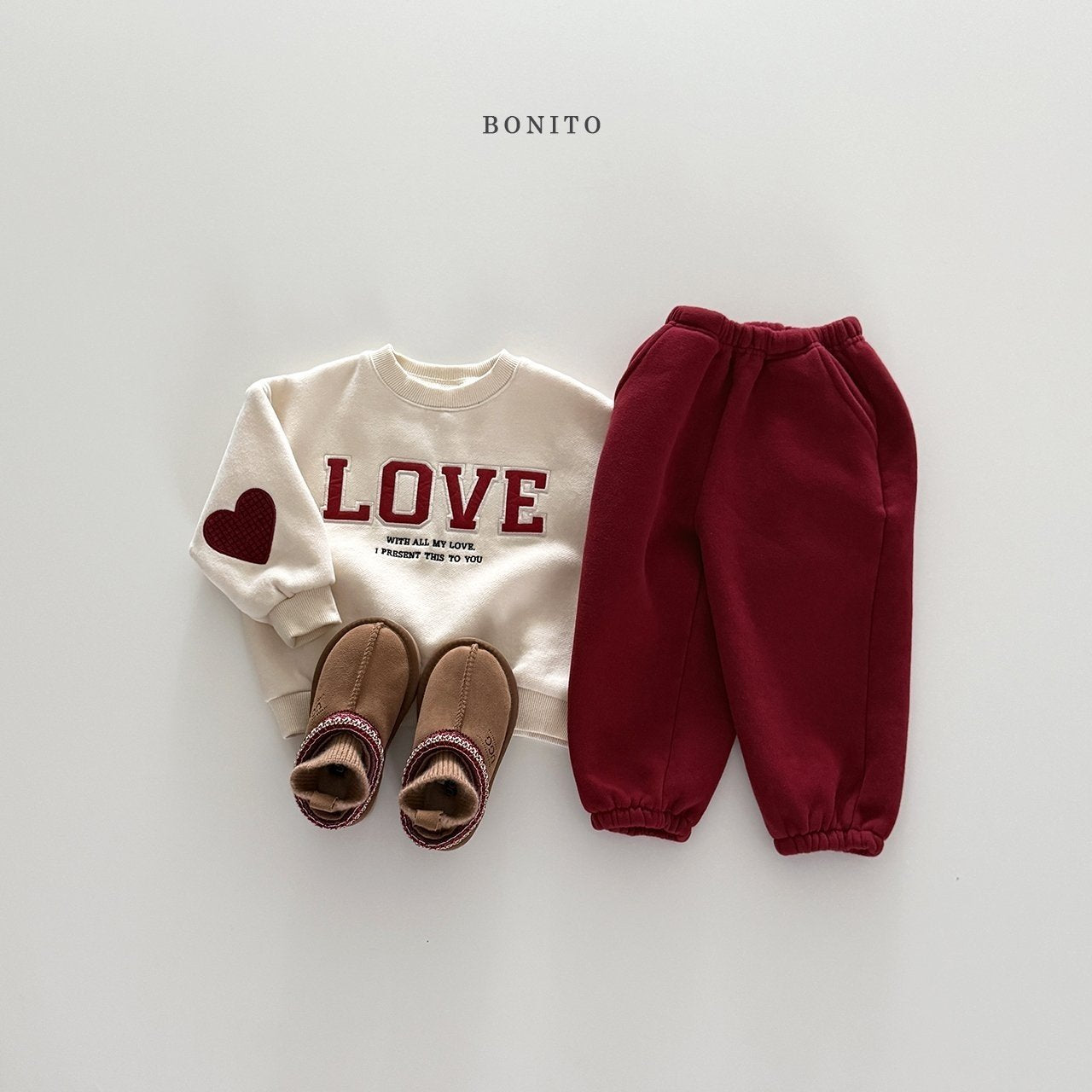 【予約】LOVE heart mtm  /  bonito (12ｍ-JM)