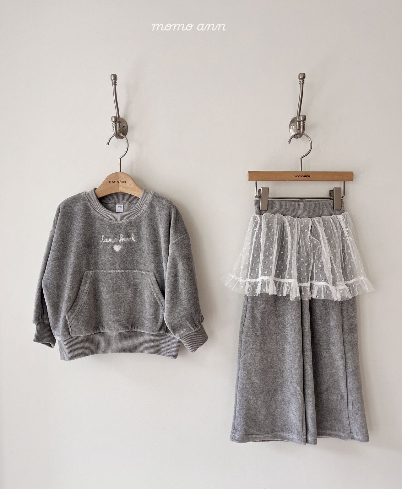 【予約】velour set up  /  momoann (5-15号)