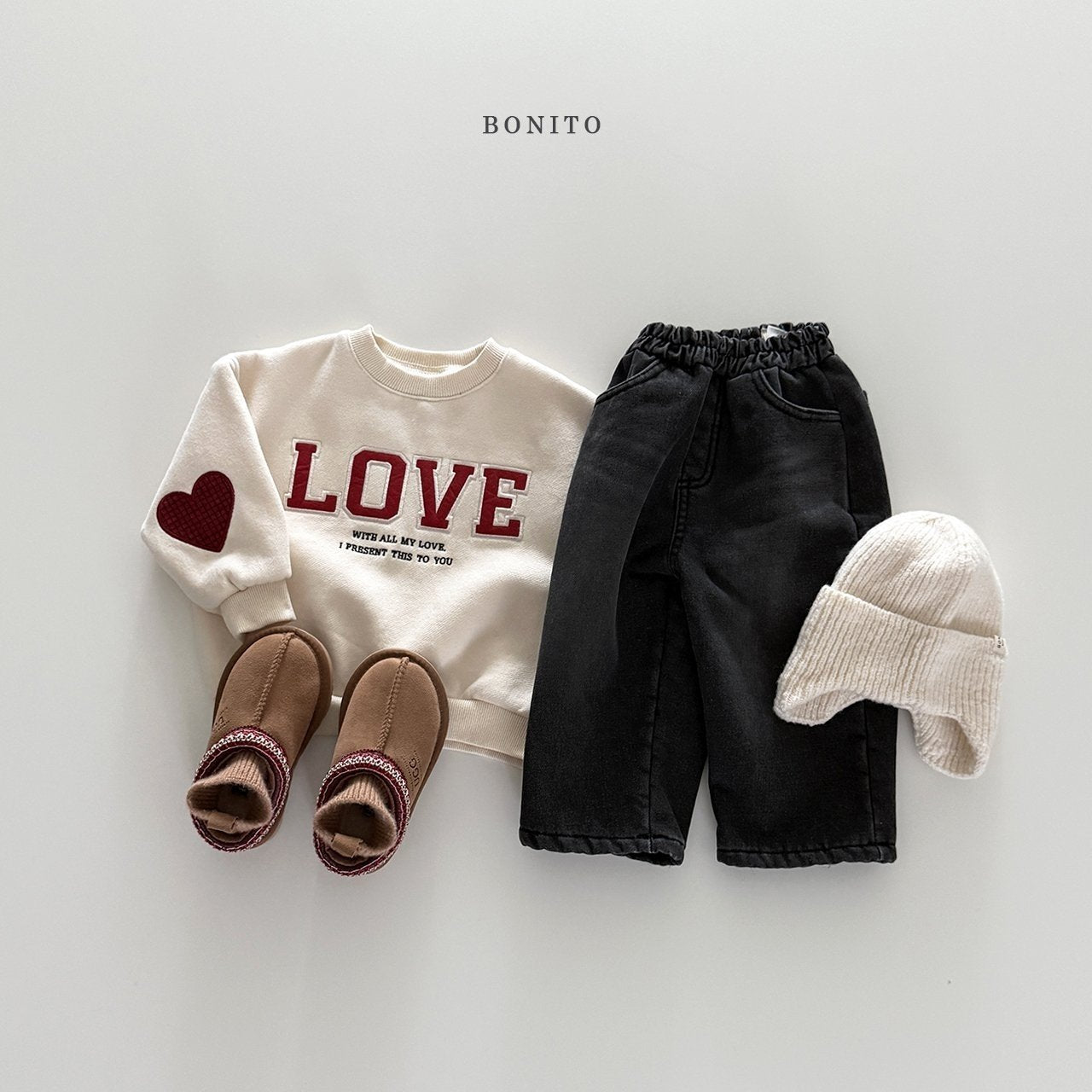 【予約】LOVE heart mtm  /  bonito (12ｍ-JM)