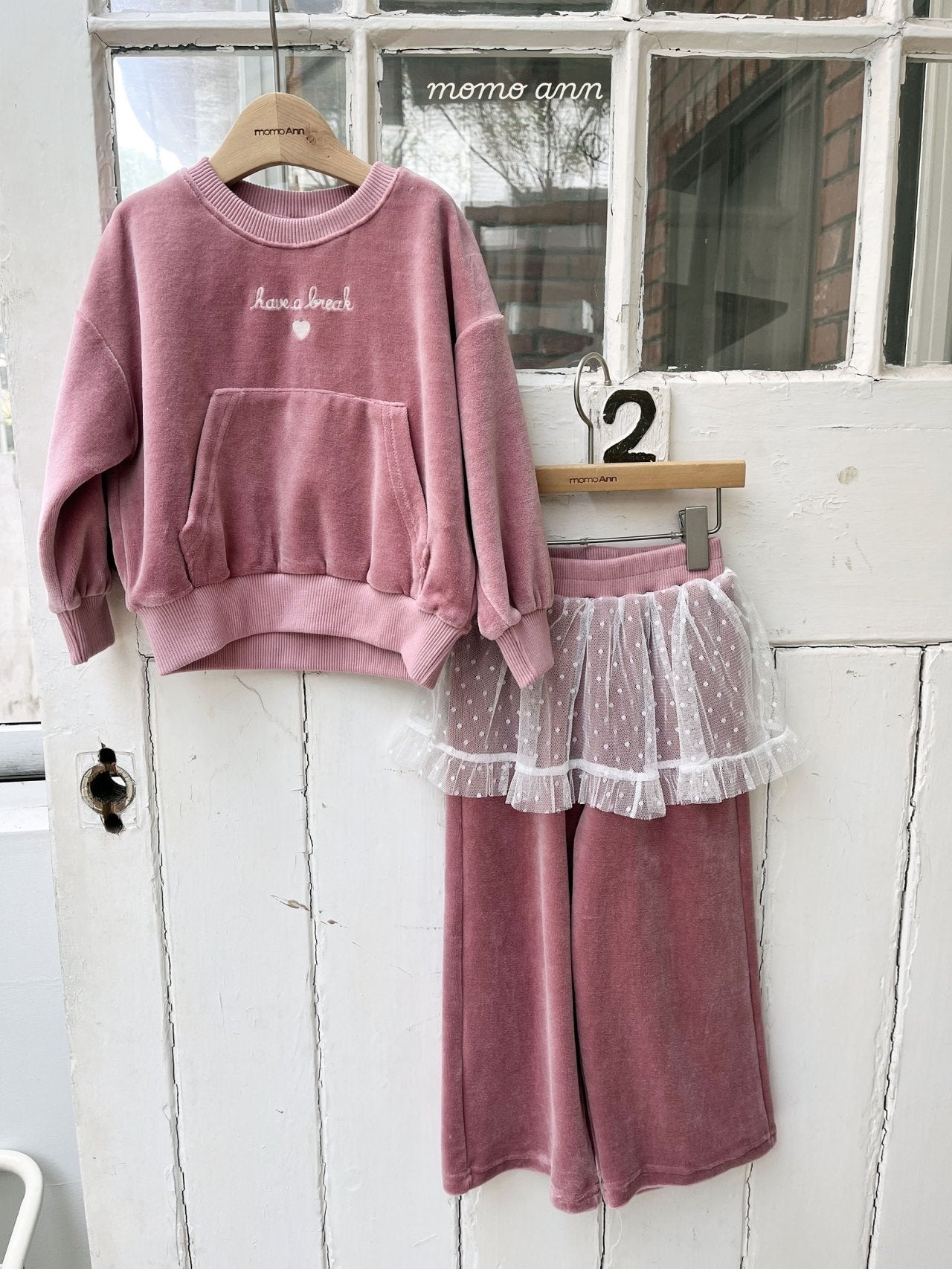 【予約】velour set up  /  momoann (5-15号)