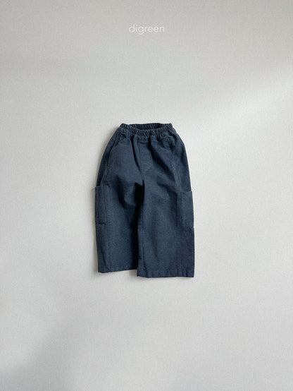【予約】Flat Wide Pants  /  digreen(S-XXL)