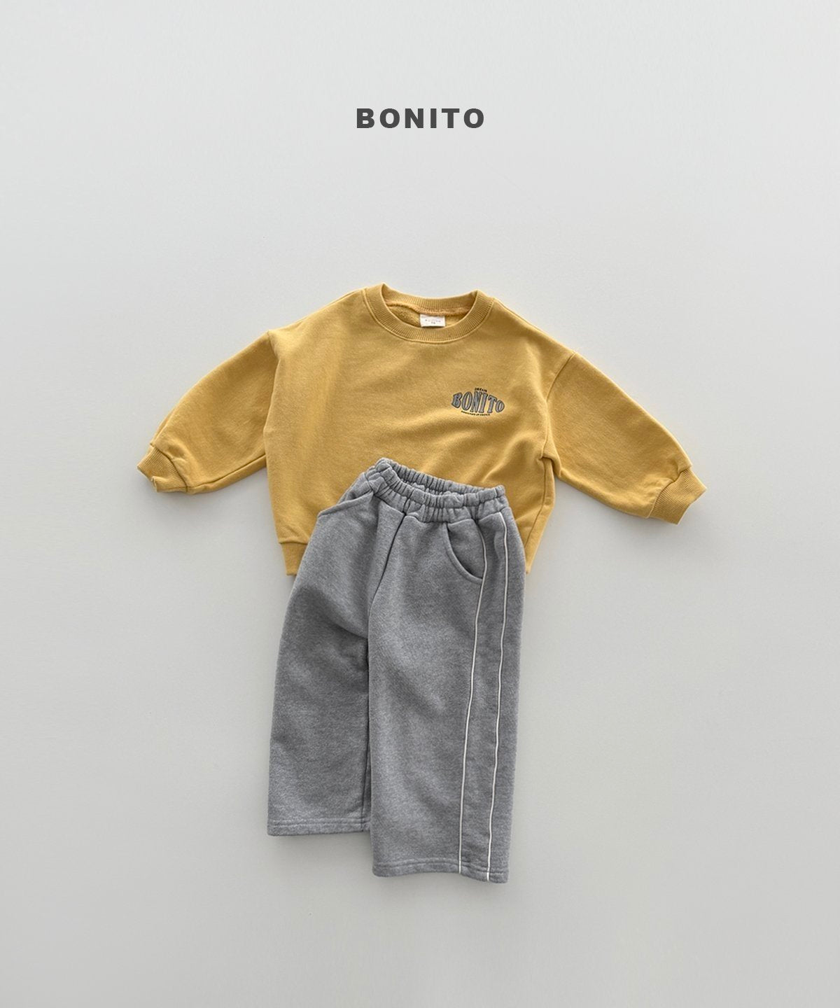 【予約】lettering BONITO mtm /  bonito (12M-JM)볼록보니토맨투맨