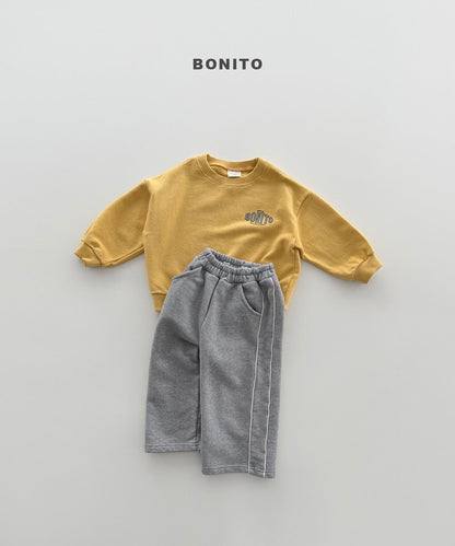【予約】lettering BONITO mtm /  bonito (12M-JM)볼록보니토맨투맨
