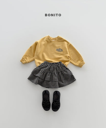 【予約】lettering BONITO mtm /  bonito (12M-JM)볼록보니토맨투맨