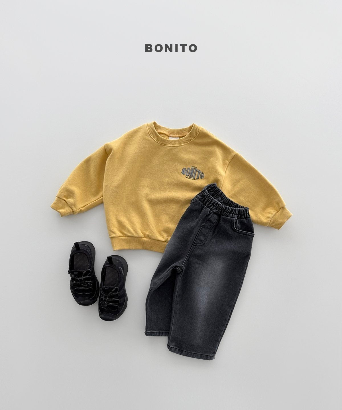 【予約】lettering BONITO mtm /  bonito (12M-JM)볼록보니토맨투맨