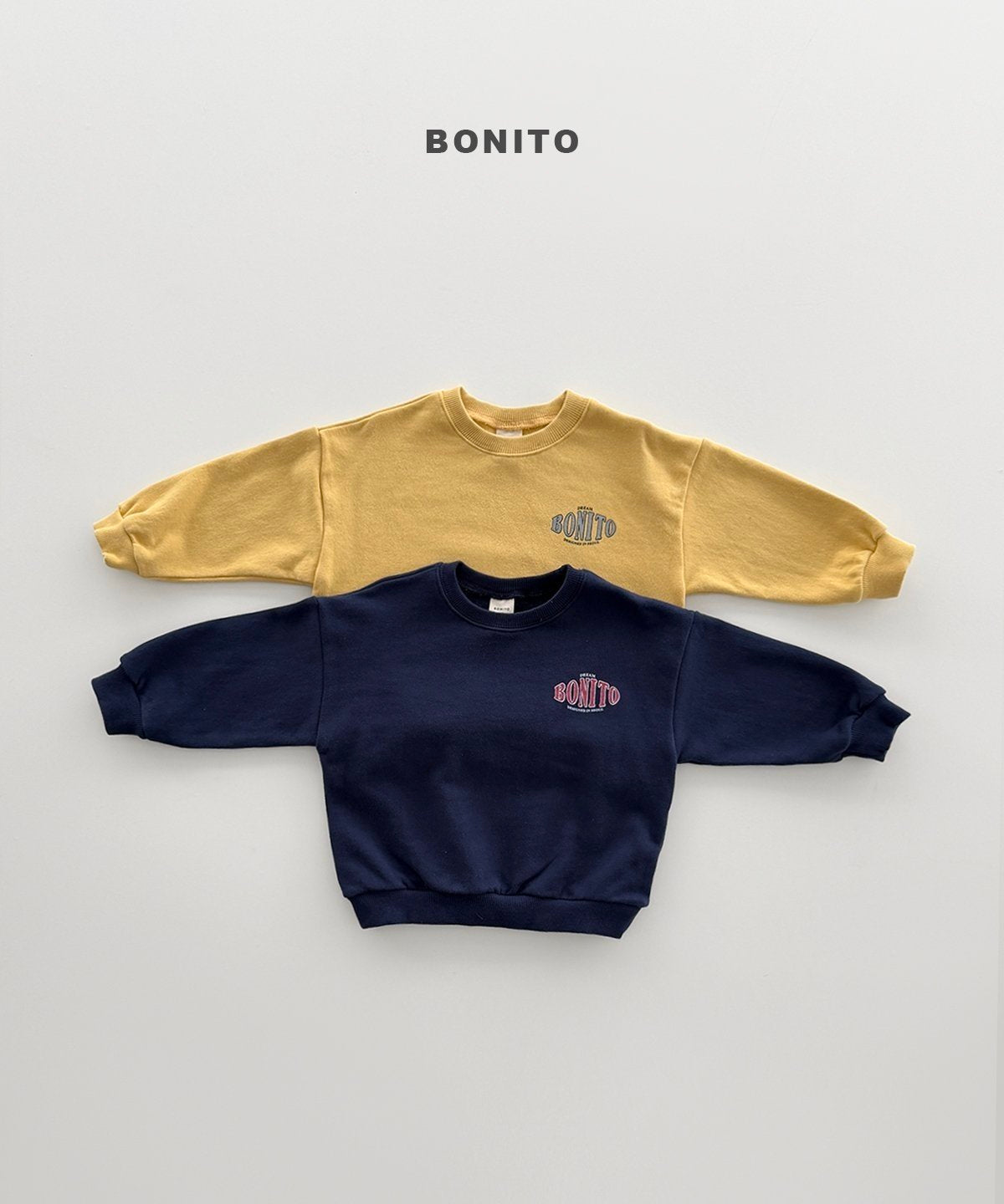 【予約】lettering BONITO mtm /  bonito (12M-JM)볼록보니토맨투맨