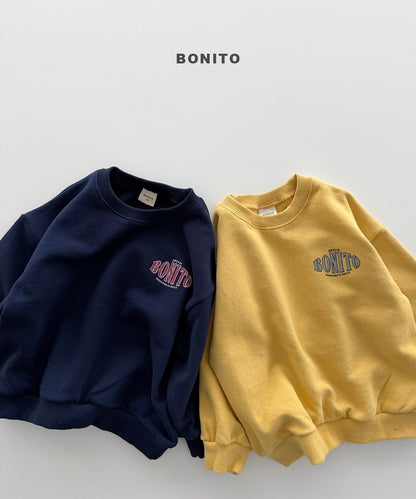 【予約】lettering BONITO mtm /  bonito (12M-JM)볼록보니토맨투맨