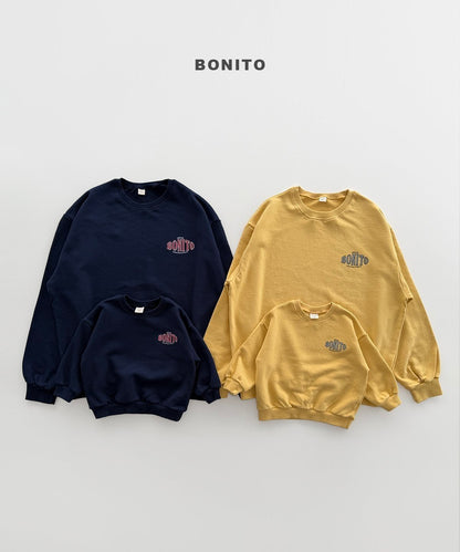 【予約】lettering BONITO mtm /  bonito (12M-JM)볼록보니토맨투맨