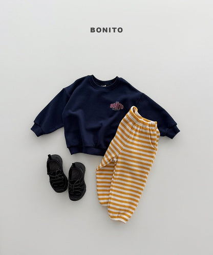 【予約】lettering BONITO mtm /  bonito (12M-JM)볼록보니토맨투맨