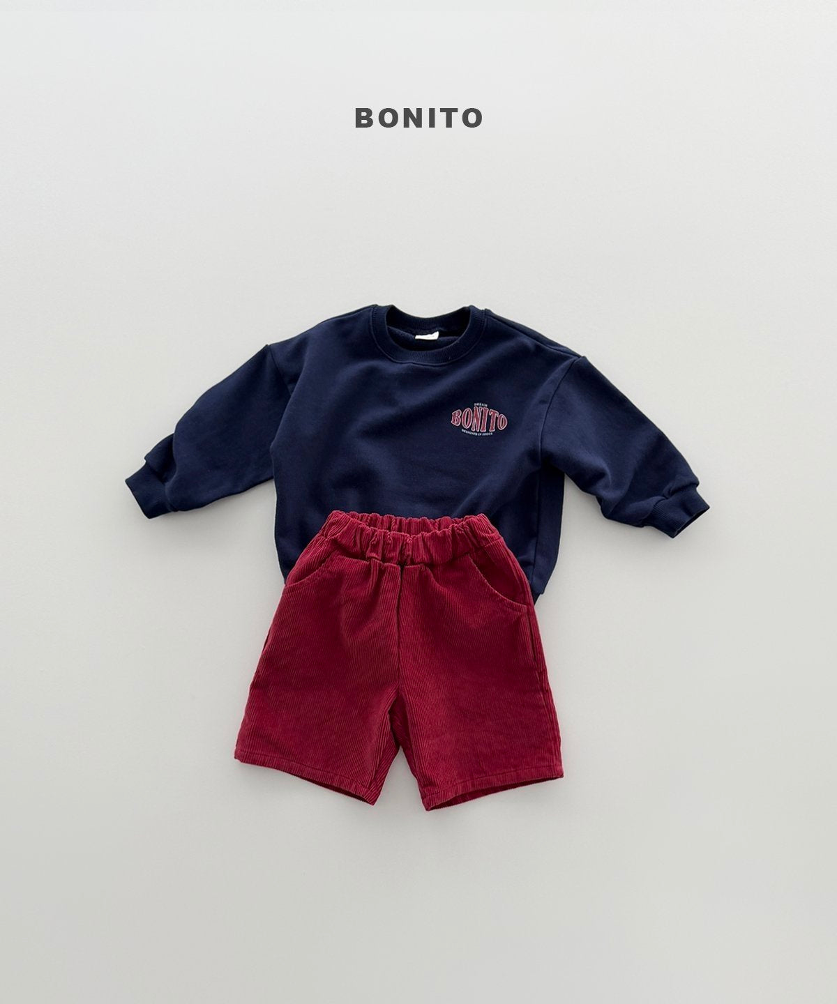 【予約】lettering BONITO mtm /  bonito (12M-JM)볼록보니토맨투맨