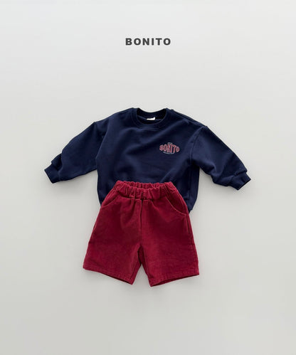 【予約】lettering BONITO mtm /  bonito (12M-JM)볼록보니토맨투맨