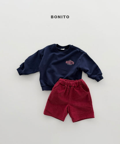 【予約】lettering BONITO mtm /  bonito (12M-JM)볼록보니토맨투맨