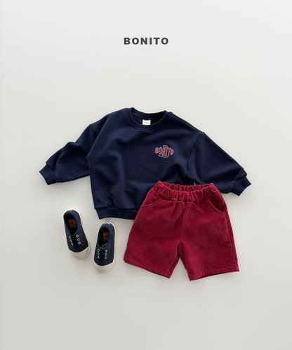 【予約】lettering BONITO mtm /  bonito (12M-JM)볼록보니토맨투맨