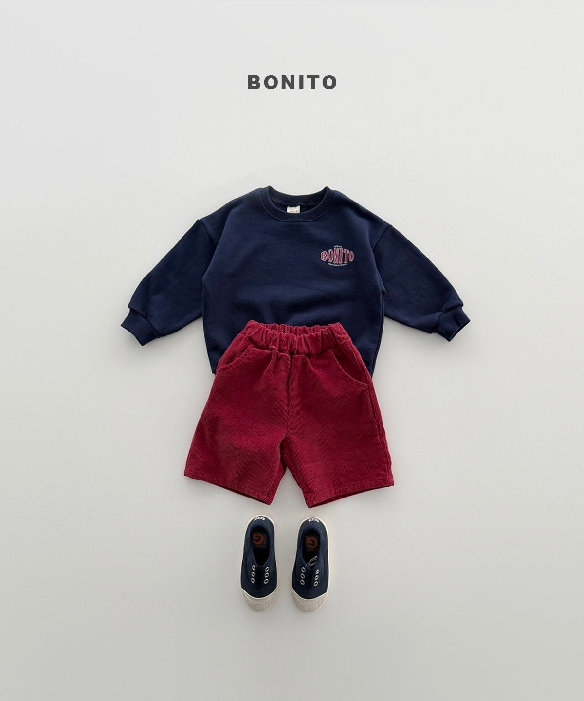【予約】lettering BONITO mtm /  bonito (12M-JM)볼록보니토맨투맨