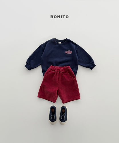 【予約】lettering BONITO mtm /  bonito (12M-JM)볼록보니토맨투맨
