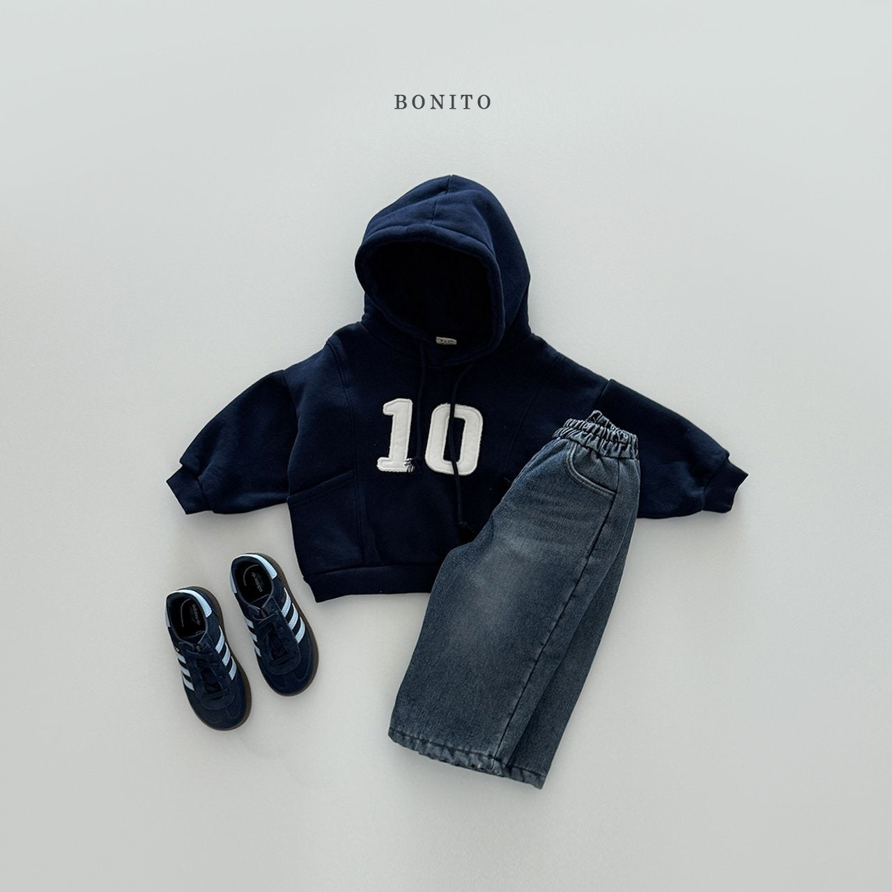 【予約】10 line hoodie  /  bonito (12M-JM, adult)