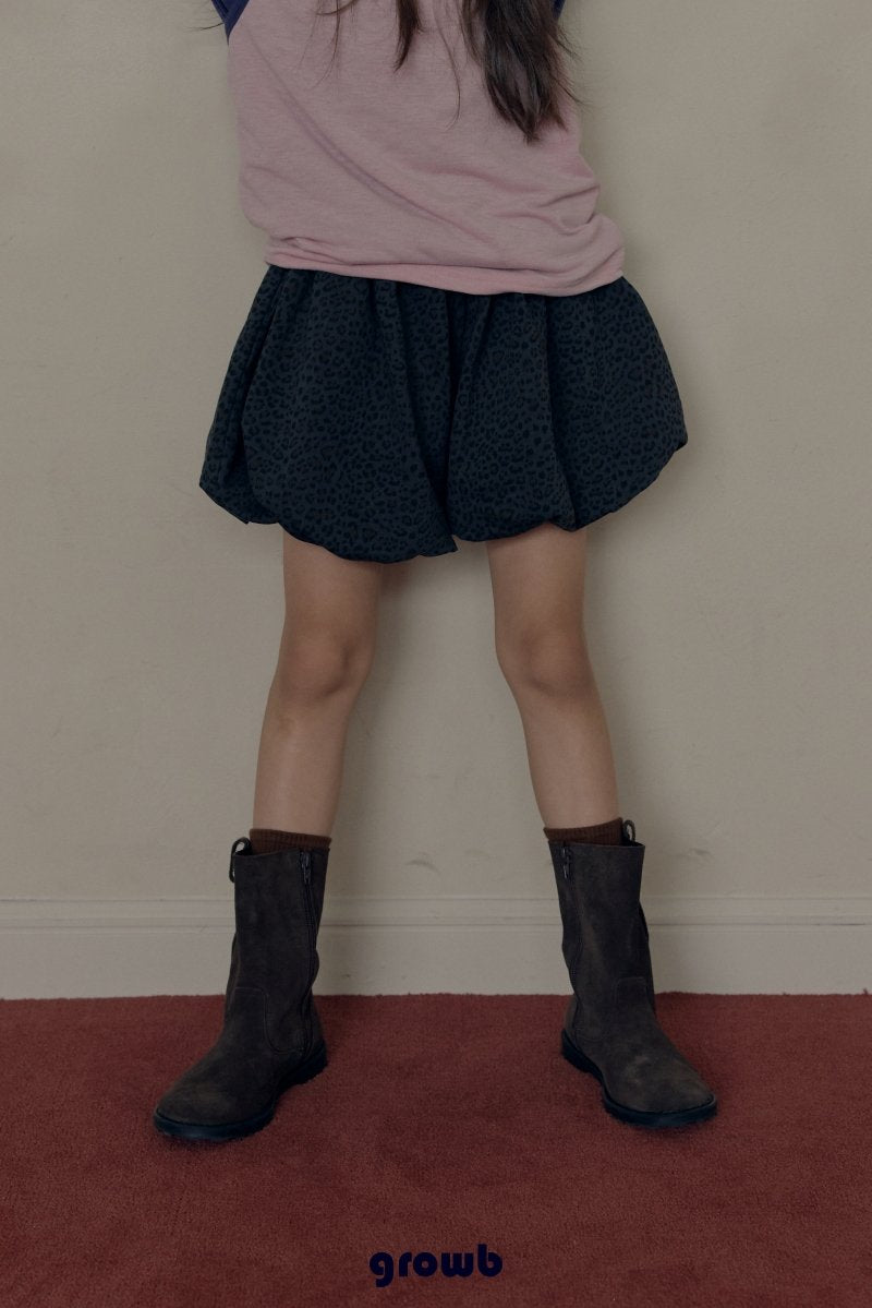 【予約】leopard bloomers pants / growb (XS-JS)