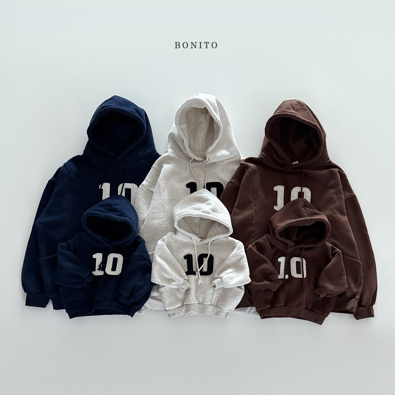 【予約】10 line hoodie  /  bonito (12M-JM, adult)