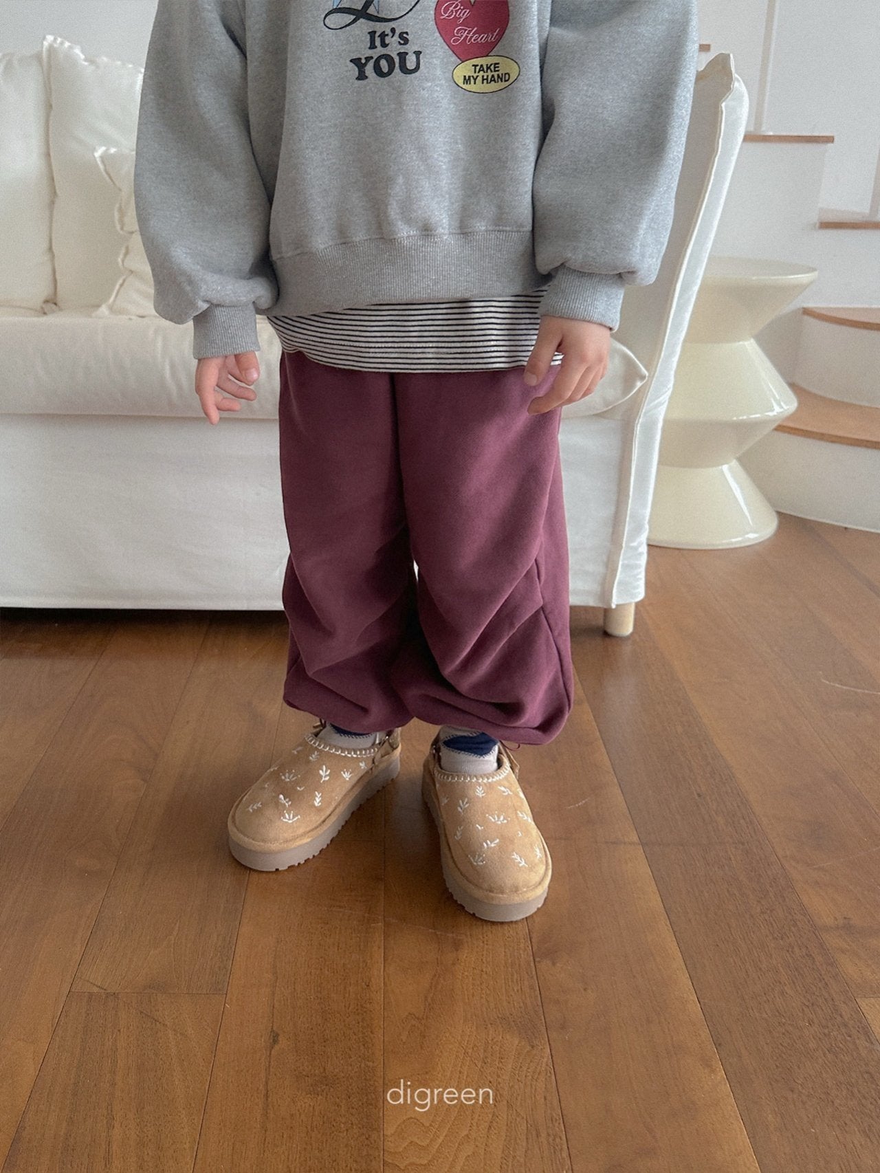 【予約】Pin Tuck Jogger Pants  /  digreen(S-XXL)