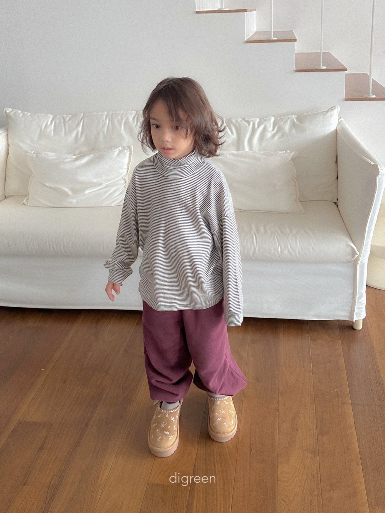 【予約】Pin Tuck Jogger Pants  /  digreen(S-XXL)