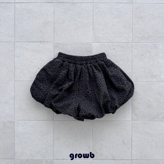 【予約】leopard bloomers pants / growb (XS-JS)