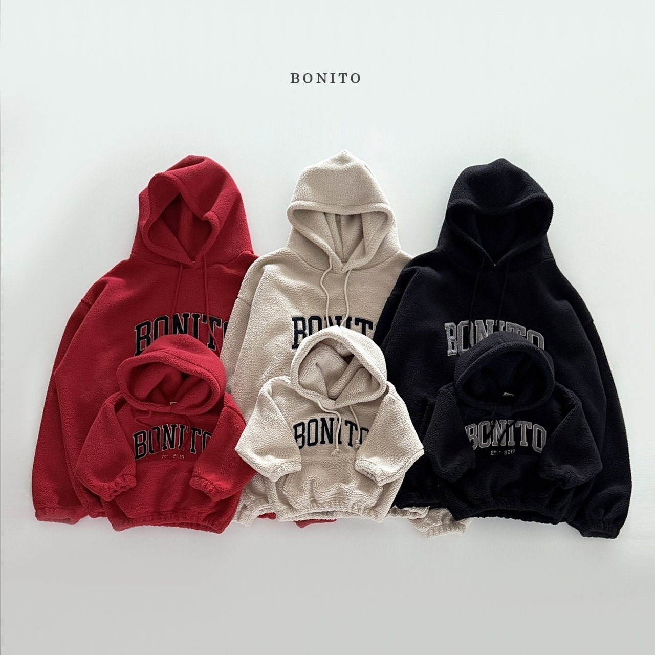 【予約】mongle bonito hoodie  /  bonito (12M-JM, adult)