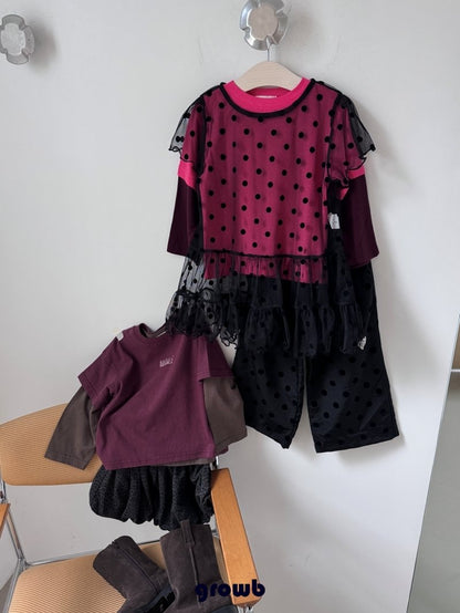 【予約】leopard bloomers pants / growb (XS-JS)