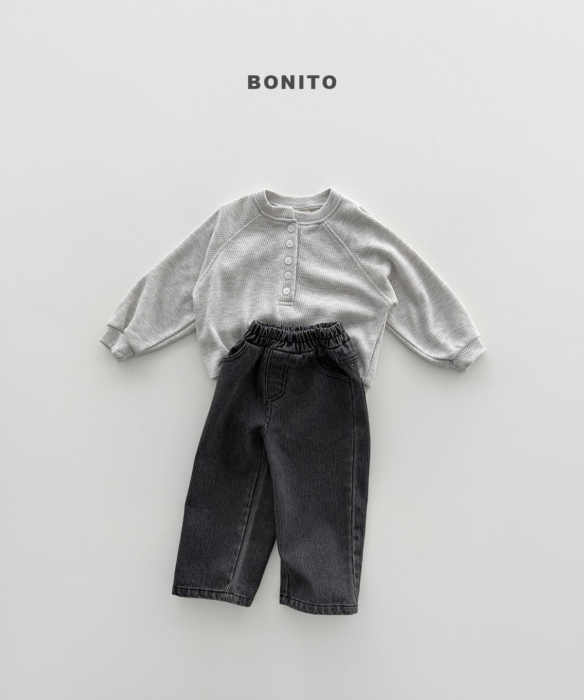 【予約】henry neck T / bonito (12M-JM)