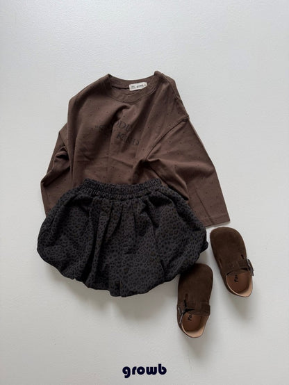 【予約】leopard bloomers pants / growb (XS-JS)