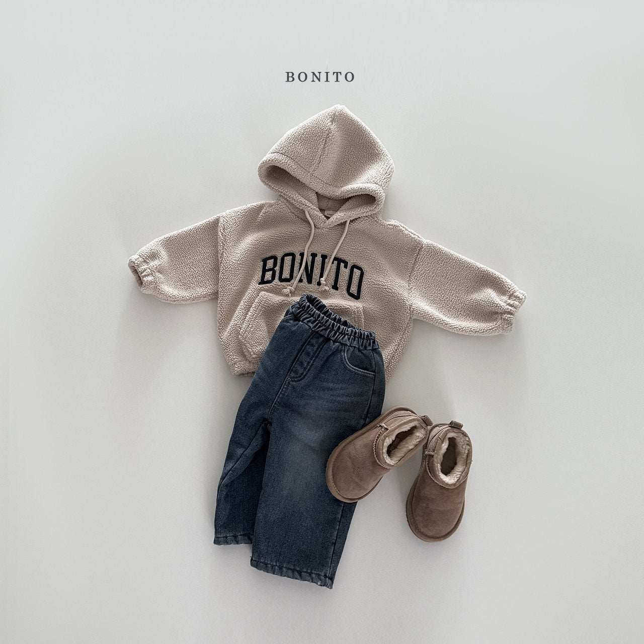 【予約】mongle bonito hoodie  /  bonito (12M-JM, adult)