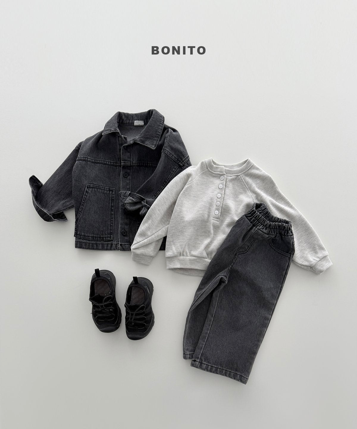 【予約】henry neck T / bonito (12M-JM)