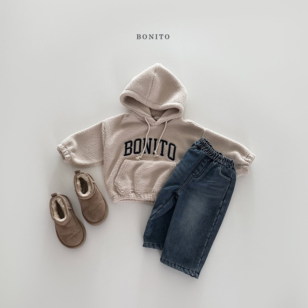 【予約】mongle bonito hoodie  /  bonito (12M-JM, adult)