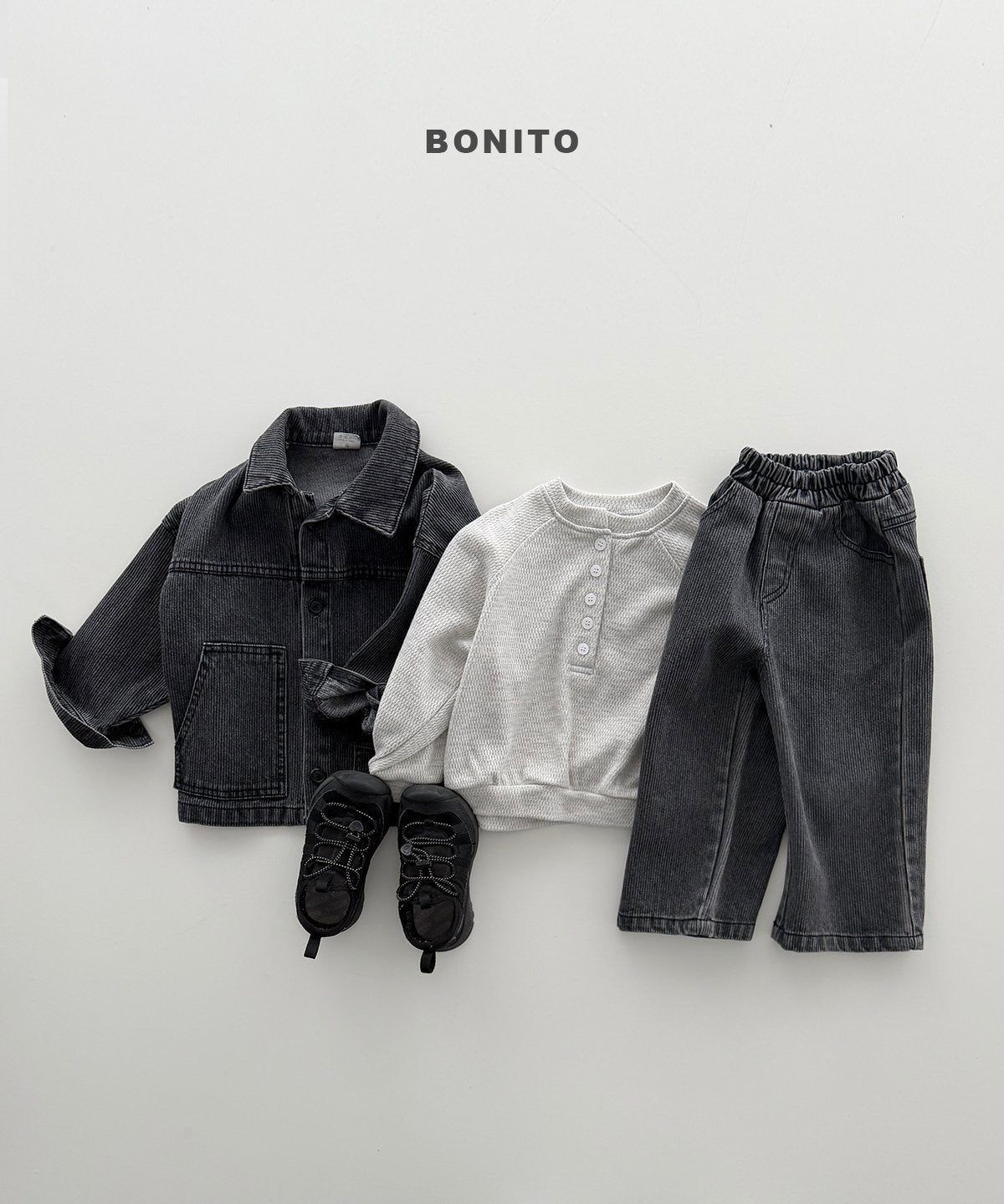 【予約】henry neck T / bonito (12M-JM)