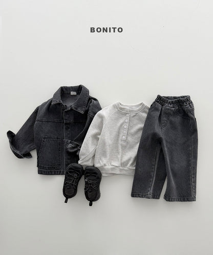 【予約】henry neck T / bonito (12M-JM)
