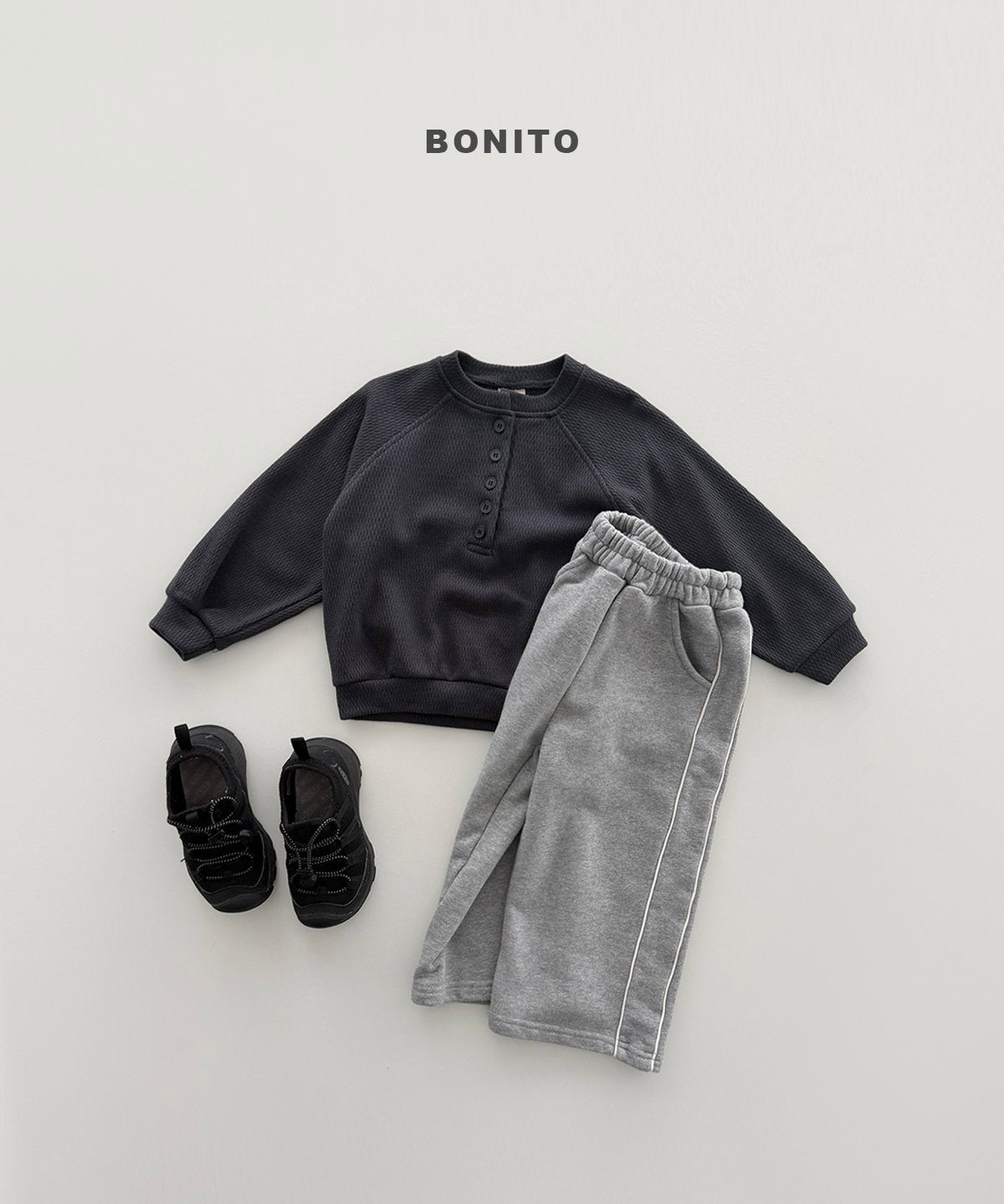 【予約】henry neck T / bonito (12M-JM)