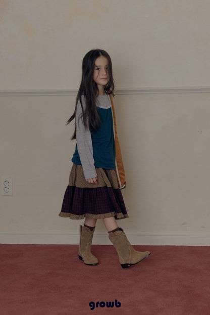【予約】HUI skirt / growb (XS-JS)