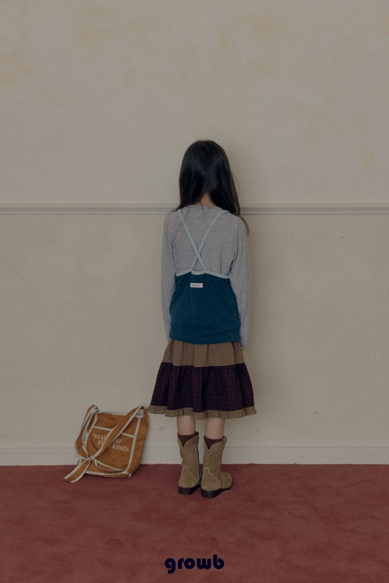 【予約】HUI skirt / growb (XS-JS)