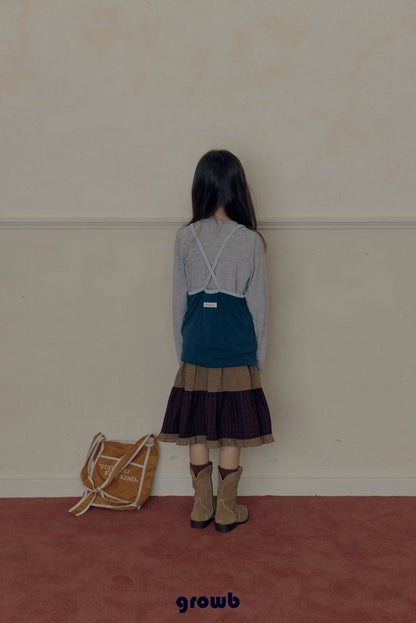 【予約】HUI skirt / growb (XS-JS)