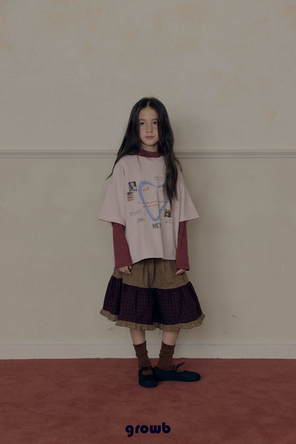 【予約】HUI skirt / growb (XS-JS)