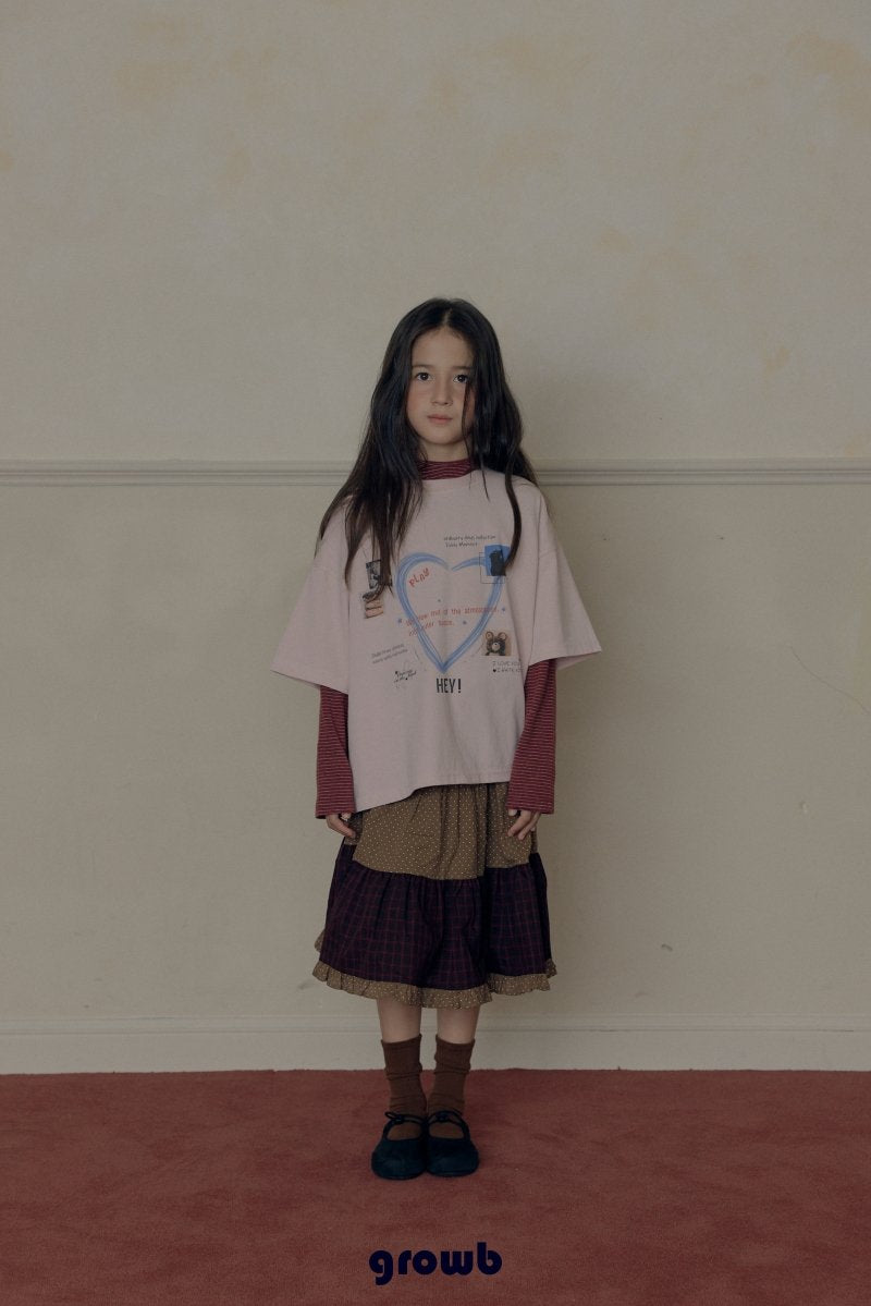 【予約】HUI skirt / growb (XS-JS)