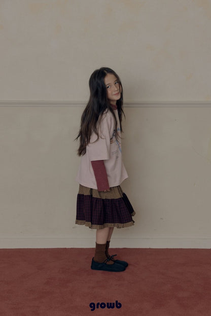 【予約】HUI skirt / growb (XS-JS)
