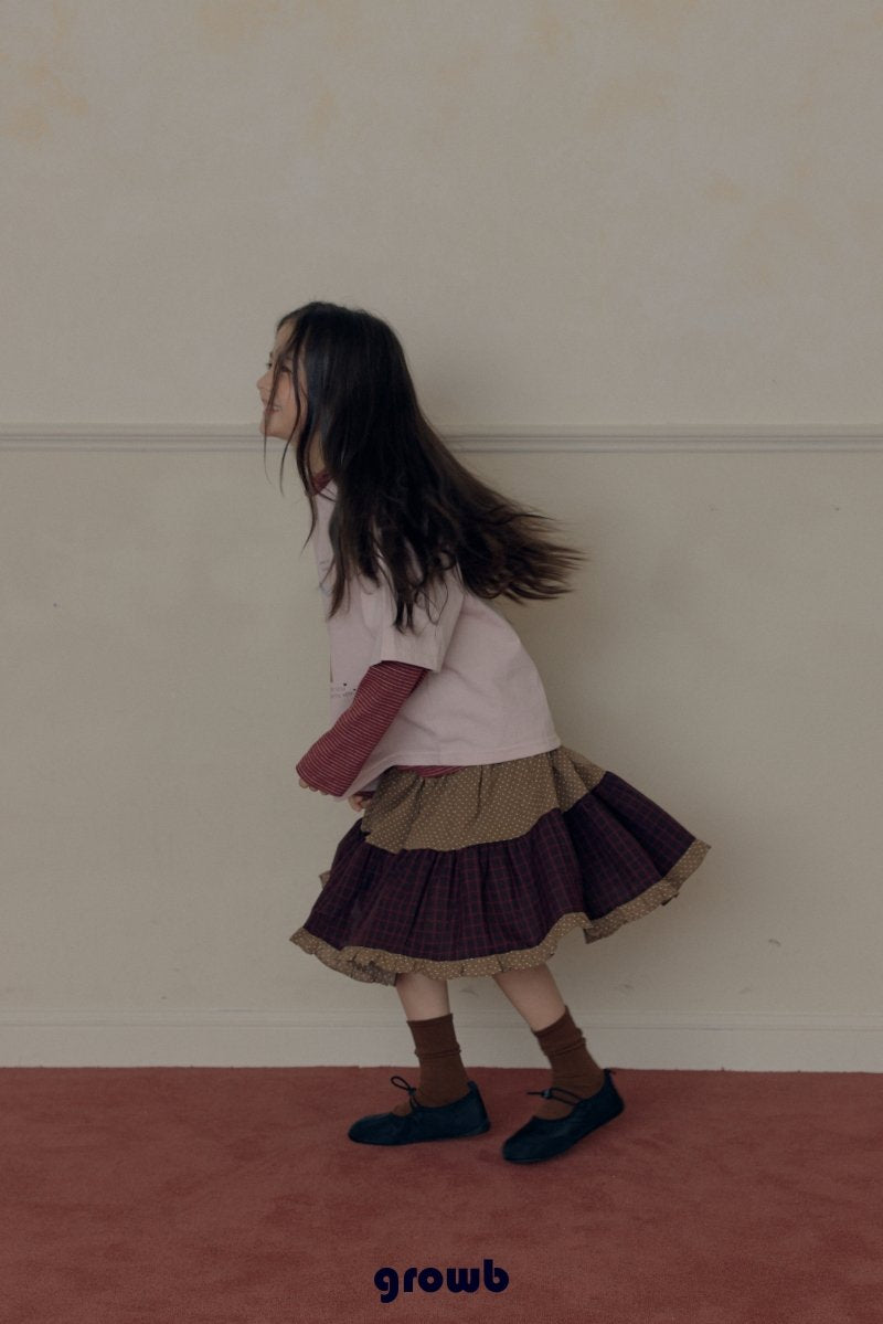 【予約】HUI skirt / growb (XS-JS)