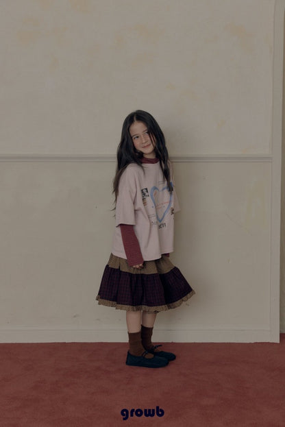 【予約】HUI skirt / growb (XS-JS)