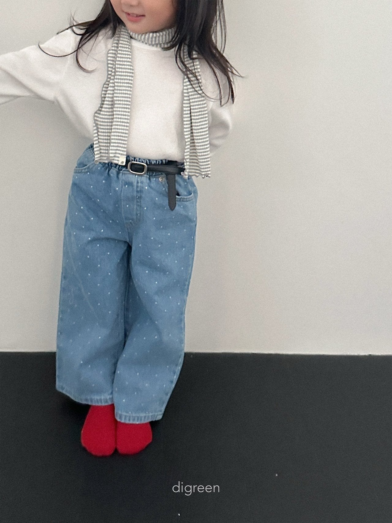 【予約】dot denimt pants  / digreen(S-XXL)