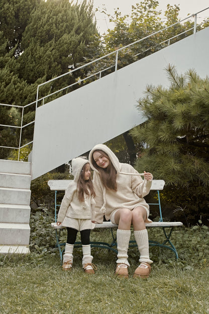 【予約】knit hood set  /  momoann (5-11号, Adult)