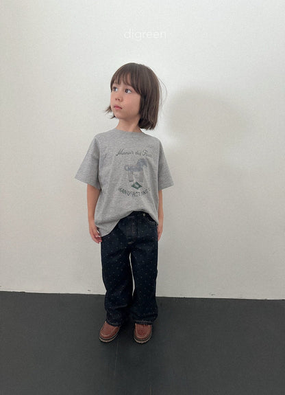 【予約】dot denimt pants  / digreen(S-XXL)