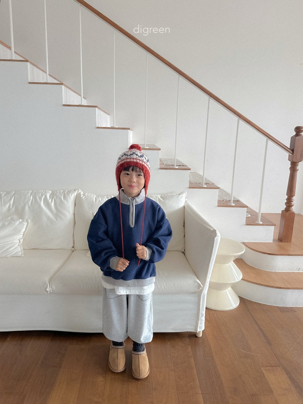 【予約】Line Zip up  /  digreen(S-XXL)