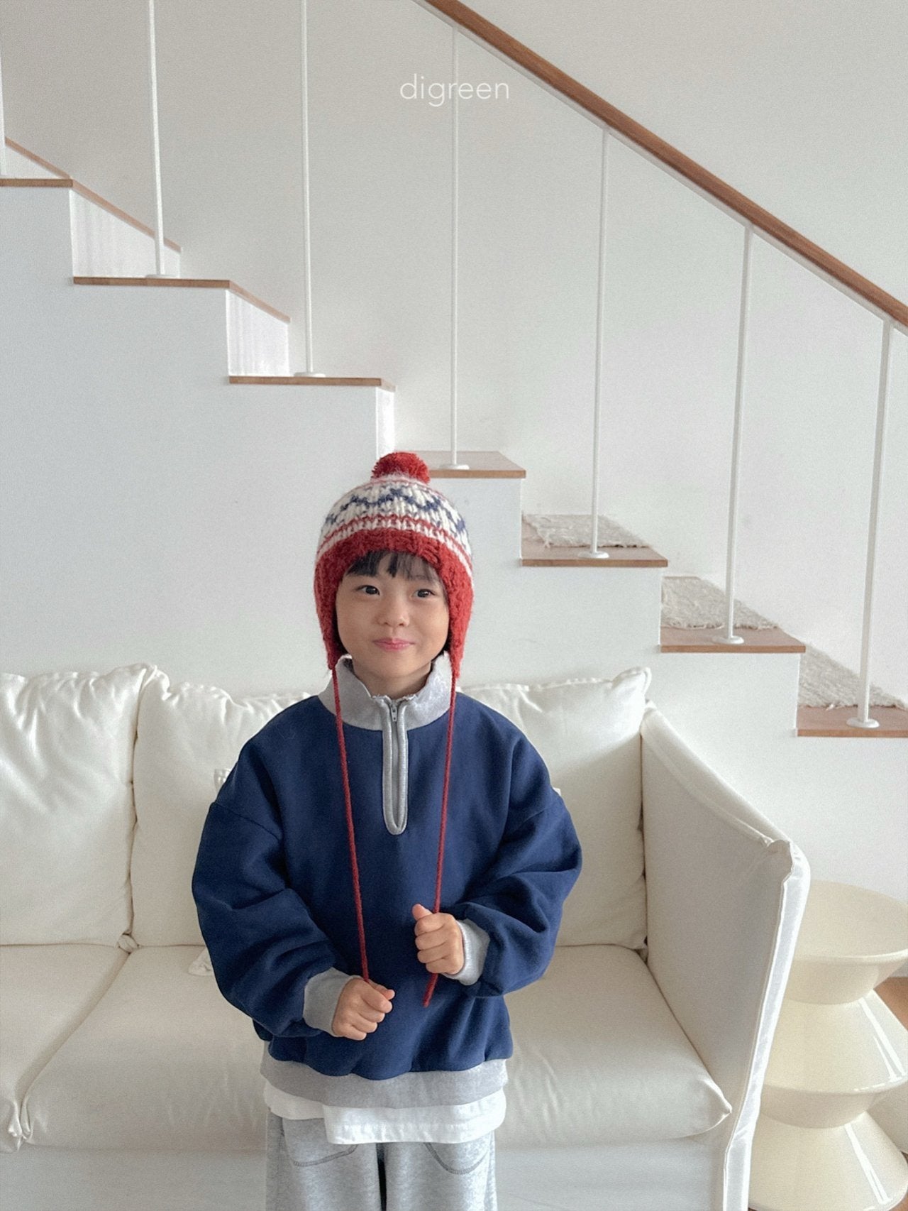 【予約】Line Zip up  /  digreen(S-XXL)