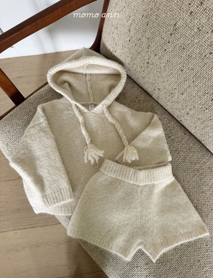 【予約】knit hood set  /  momoann (5-11号, Adult)