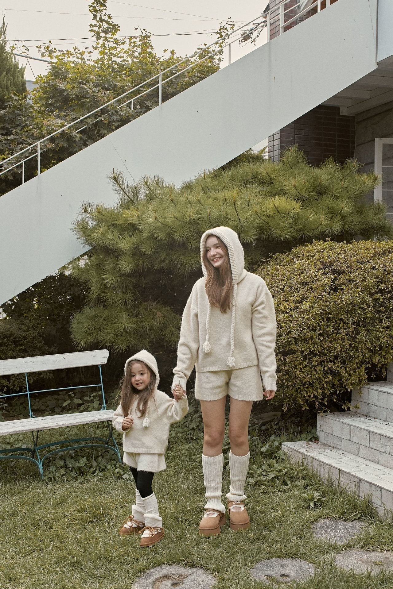 【予約】knit hood set  /  momoann (5-11号, Adult)